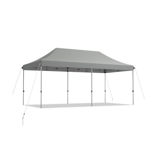10 x 20 Feet Adjustable Folding Heavy Duty Sun Shelter with Carrying Bag