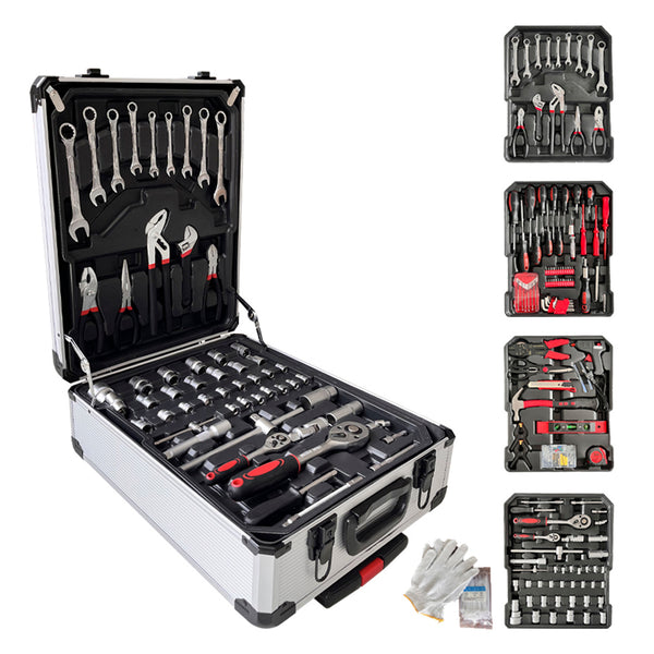 399-Piece Home Repair Tool Box, Tool Set Kit with 4 Drawers And Wheels