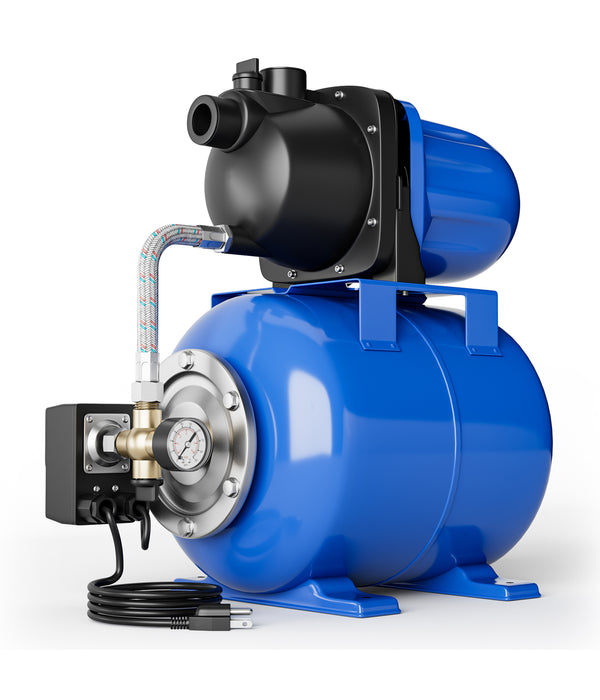 1200 W Garden Water Pump Shallow Well Pressurized Irrigation