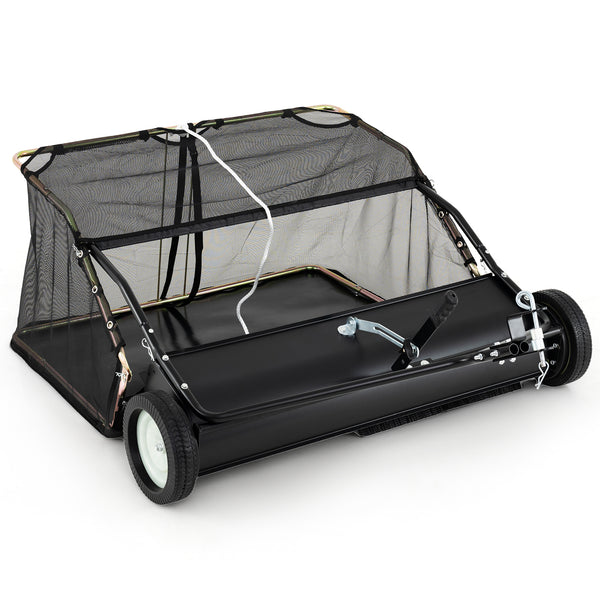 42 Inch Tow-Behind Sweeper with 26 Cu.FT Hopper Bag