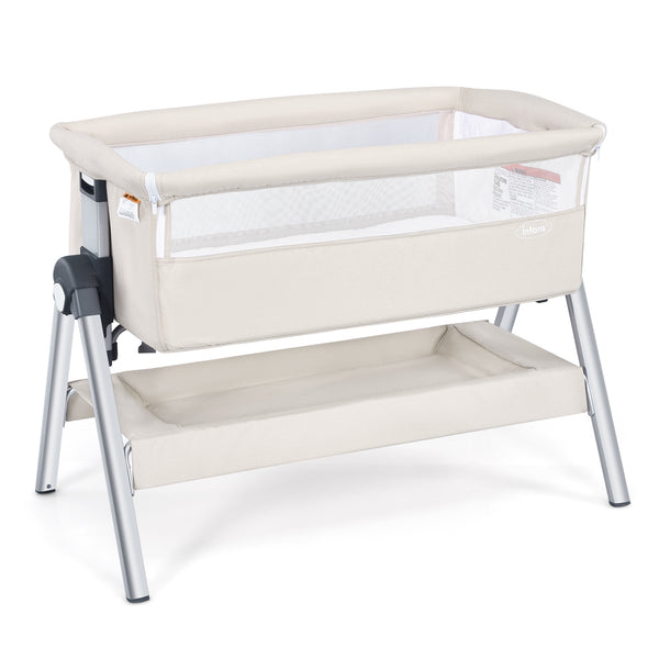Portable Bedside Bassinet - Adjustable Height and Angle