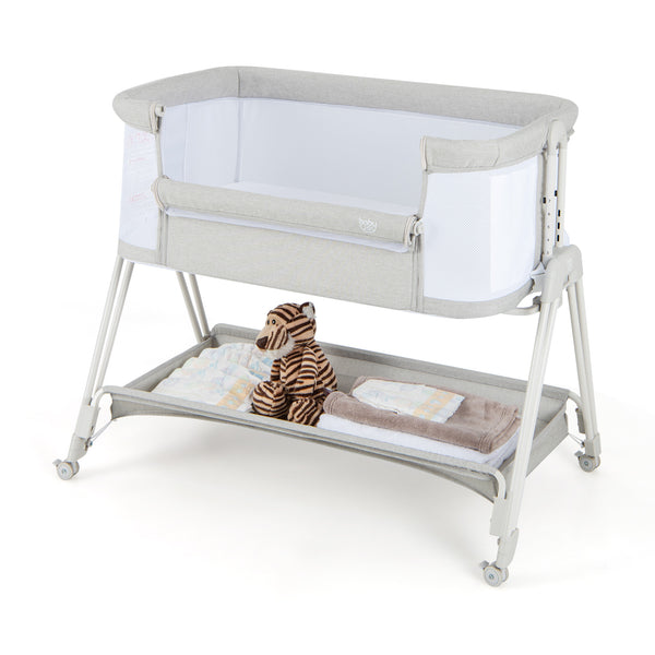 Portable Bedside Bassinet with 7 Adjustable Heights