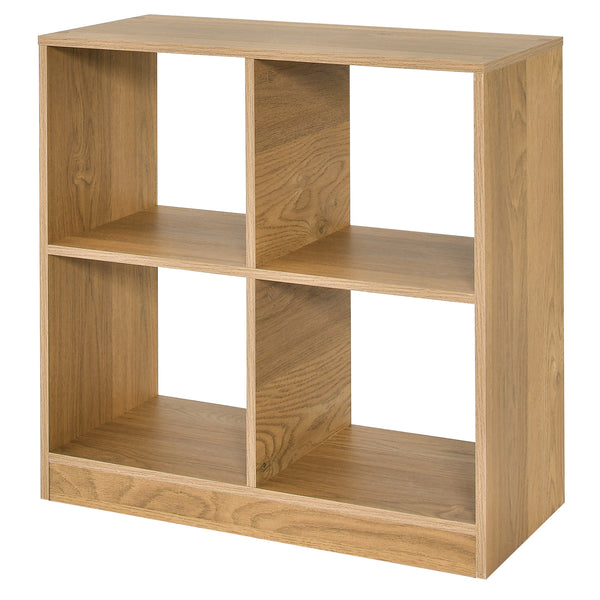 4-Cube Kids Bookcase with Open Shelves