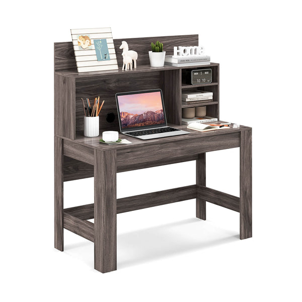 48 Inch Writing Computer Desk with Anti-Tipping Kits and Cable Management Hole