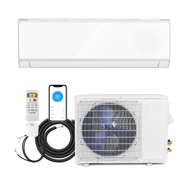 Energy Star Certified 17,000 BTU Mini Split Air Conditioner and Heater, 21 SEER2, 208-230V, WiFi Enabled