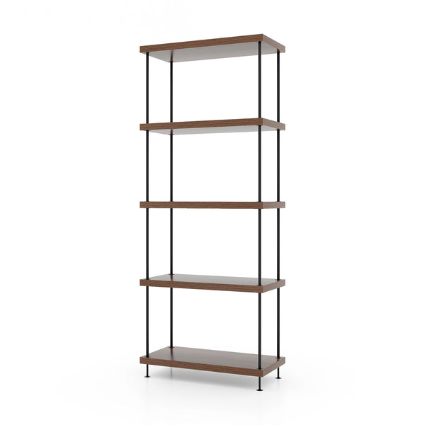 5-Tier Multipurpose Display Rack with Metal Frame-5-Tier