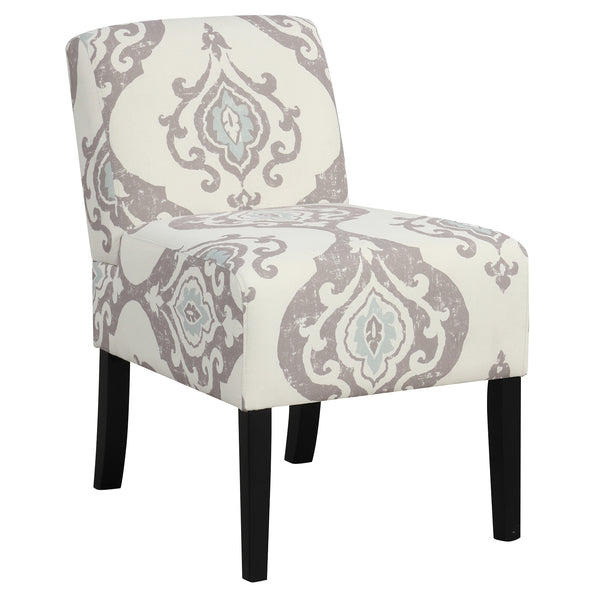 Upholstered Living Room Chair with Rubber Wood Legs