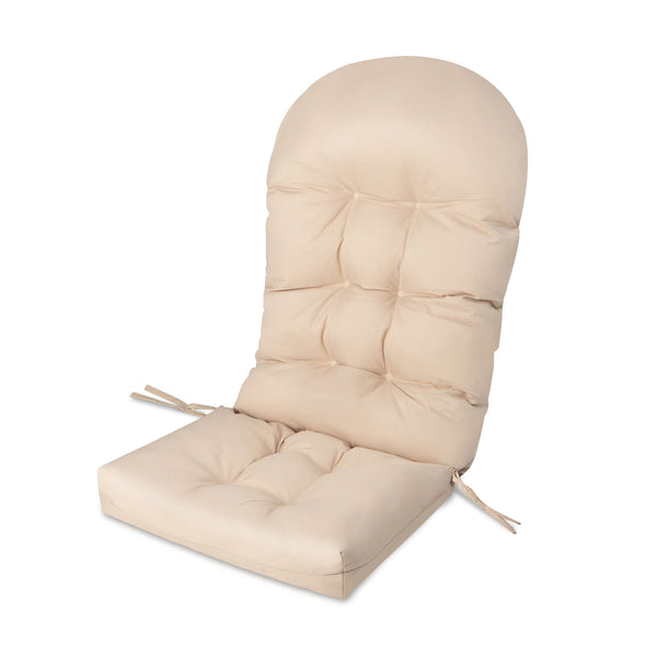 Patio Adirondack Chair Cushion with Fixing Straps and Seat Pad