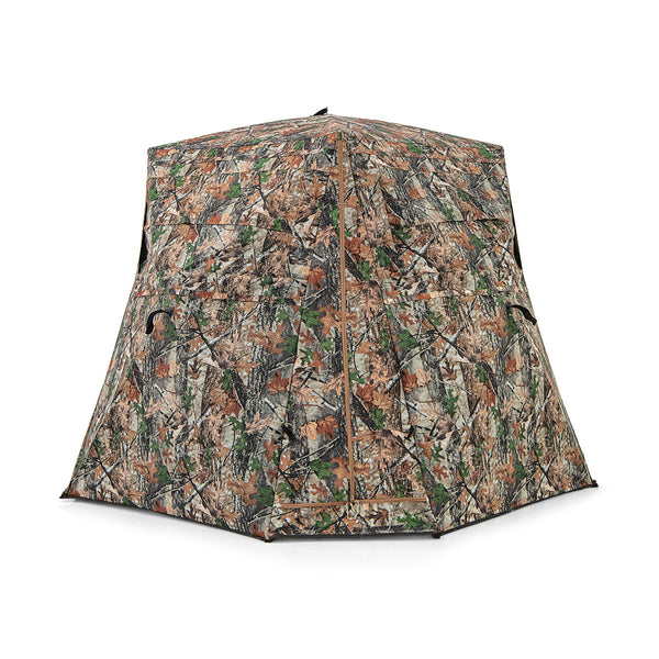 One Way See Through Ground Hunting Blind for Deer and Turkey Hunting