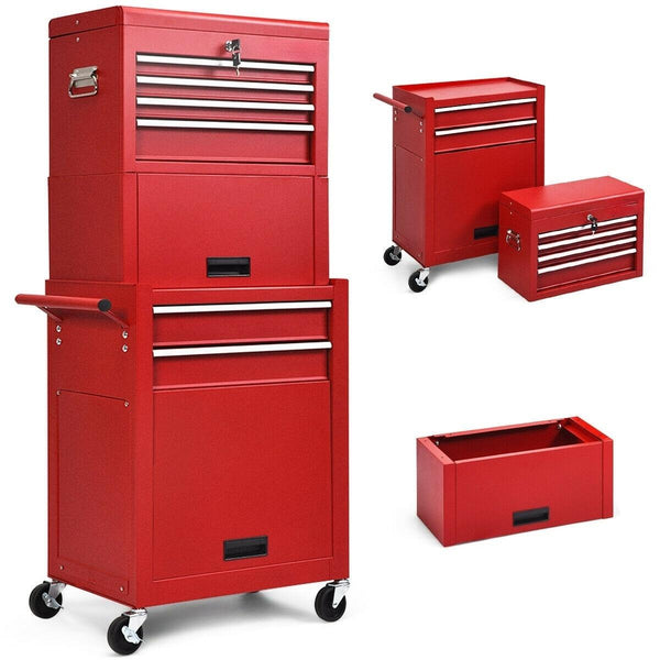 6 Drawers Tool Chest with Heightening Cabinet