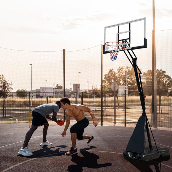 Vebreda 54in Portable Basketball Hoop with Polycarbonate Backboard