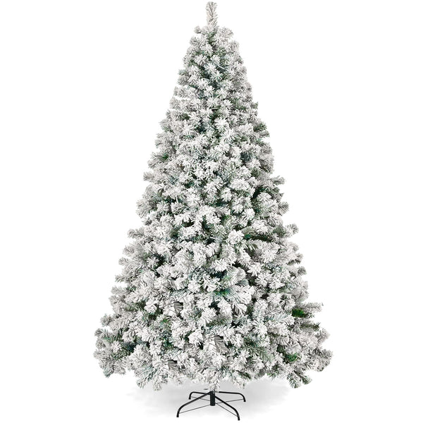 Vebreda 6ft Snow Flocked Christmas Tree Unlit Holiday Decor