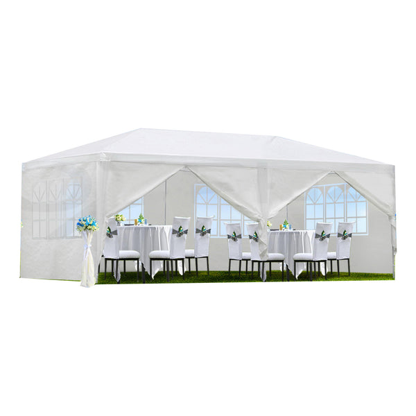 10x20 Wedding Canopy Tent with 6 Removable Sidewalls